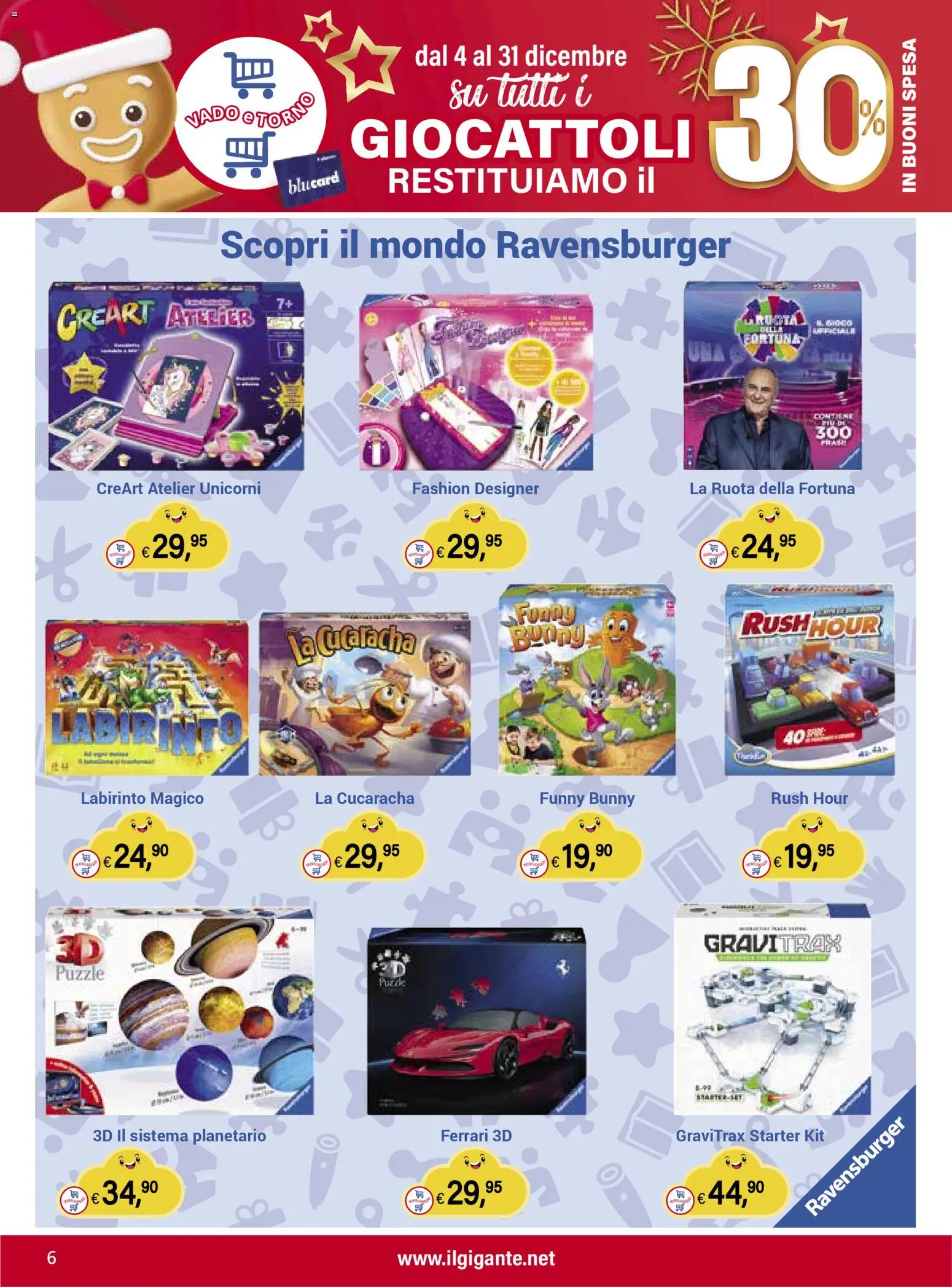 Volantino Il Gigante del 04.12.2025 | Pagina: 6 | Prodotti: Gioco