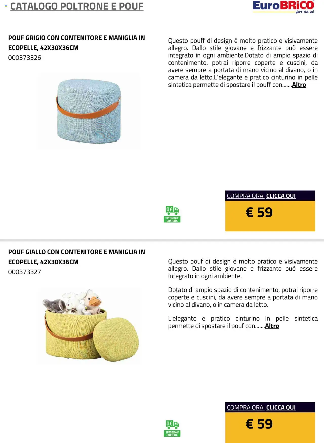 Volantino Eurobrico del 23.07.2025 | Pagina: 7 | Prodotti: Contenitore