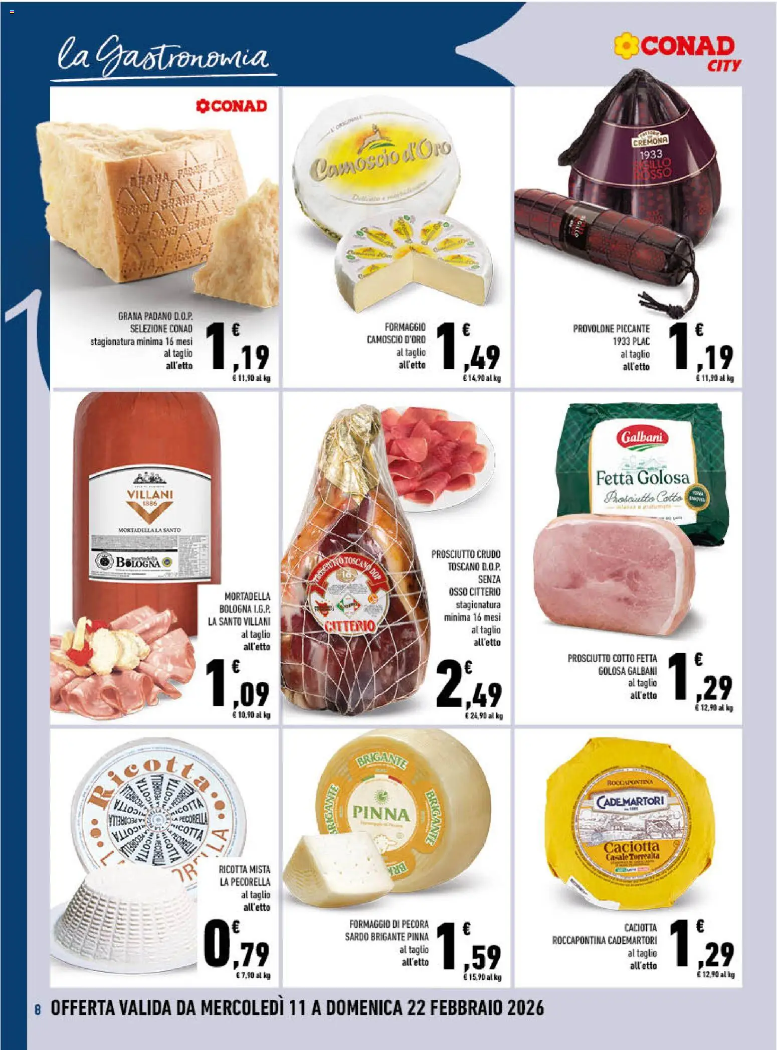 Volantino Conad del 11.02.2026 | Pagina: 8