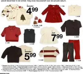 Zeeman - Baby folder - Voorbeeld van een folder van Zeeman, geldig van 01.08.2025 | Pagina: 28 | Producten: Legging, Sweater, Trui, Jurk