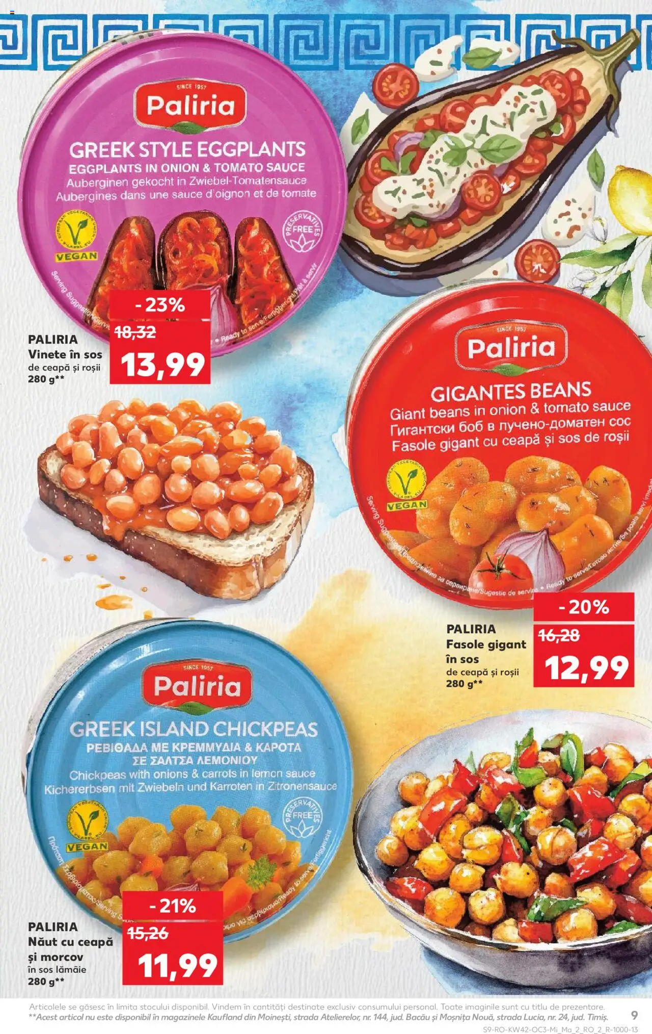 Kaufland RO akciós ujság - amely érvényes a következő dátumtól: 15.10.2025 | Oldal: 9 | Termékek: Vegán