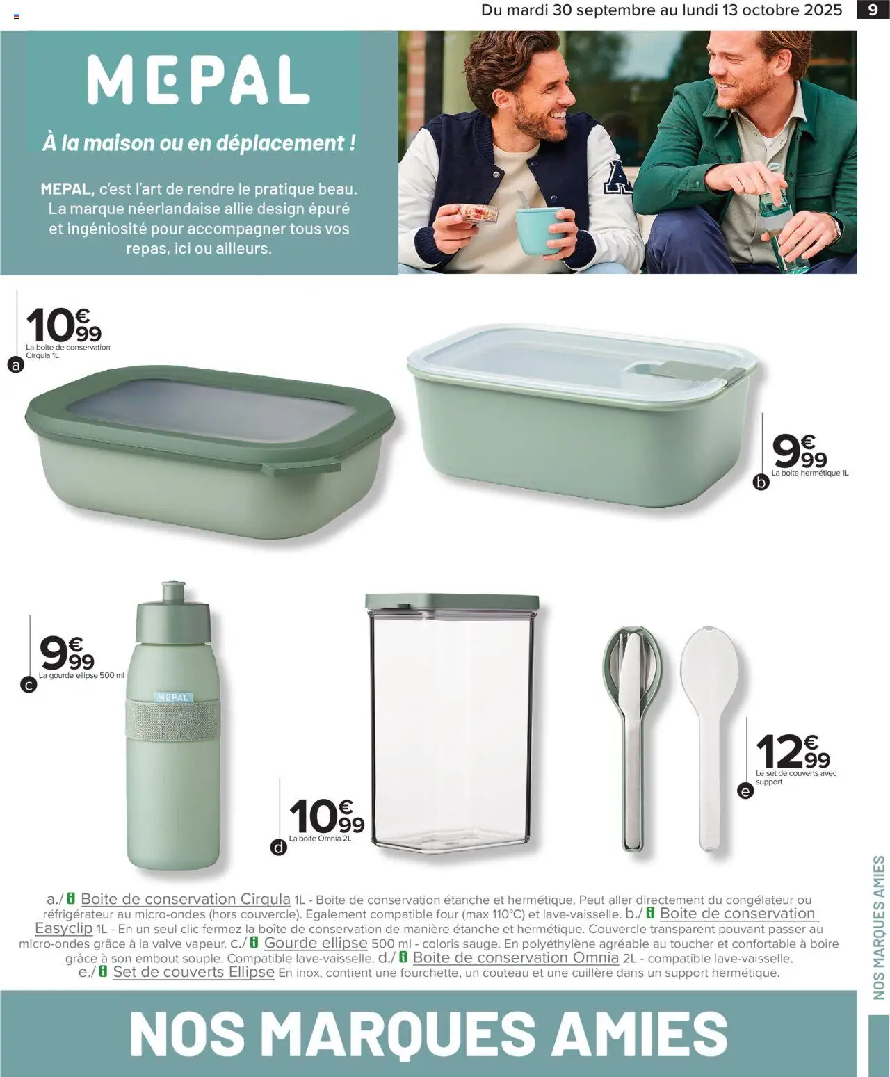  | Page: 9 | Produits: Couteau, Réfrigérateur, Congélateur, Gourde
