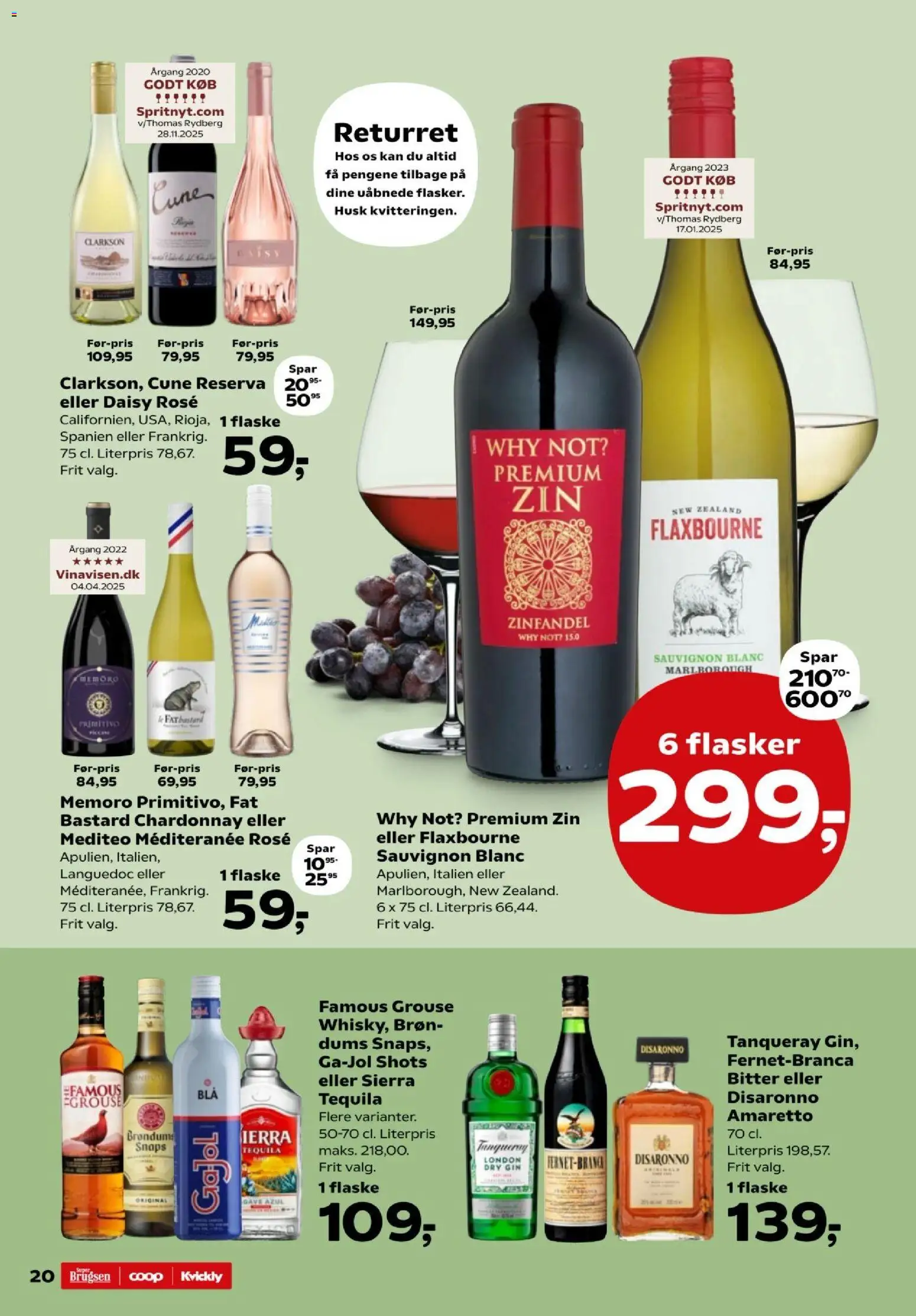 Super Brugsen tilbudsavis – gyldig fra 07.04.2026 | Side: 22 | Produkter: Gin
