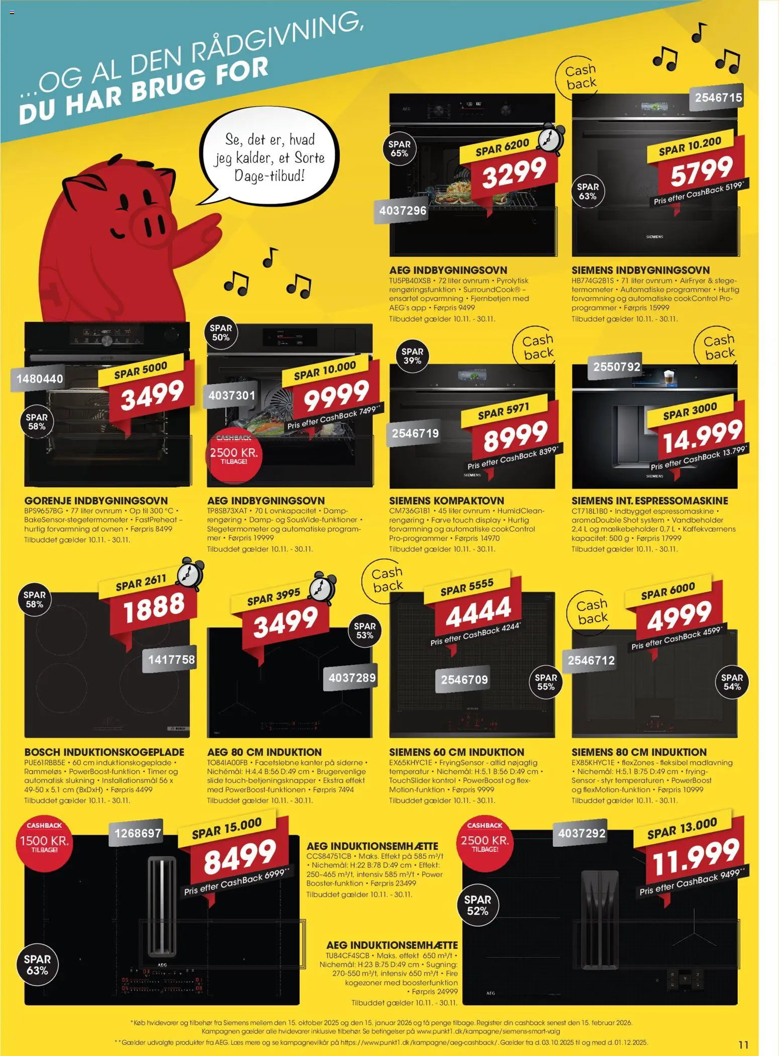 Punkt1 tilbudsavis – gyldig fra 10.11.2025 | Side: 11 | Produkter: Æg, Termometer