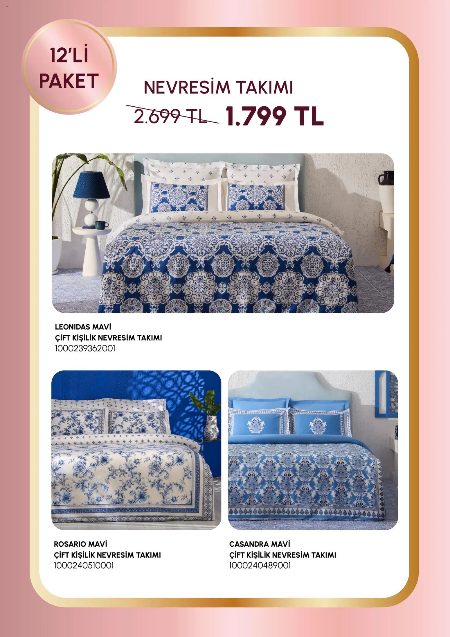 Karaca Home - Anneler Günü - 07.04.2026 tarihinden itibaren geçerlidir | Sayfa: 16 | Ürünler: Nevresim