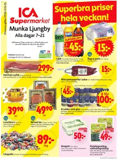 ICA Supermarket - Munka-Ljungby - Förhandsvisning av reklamblad från butik ICA Supermarket aktuell från 27.10.2025