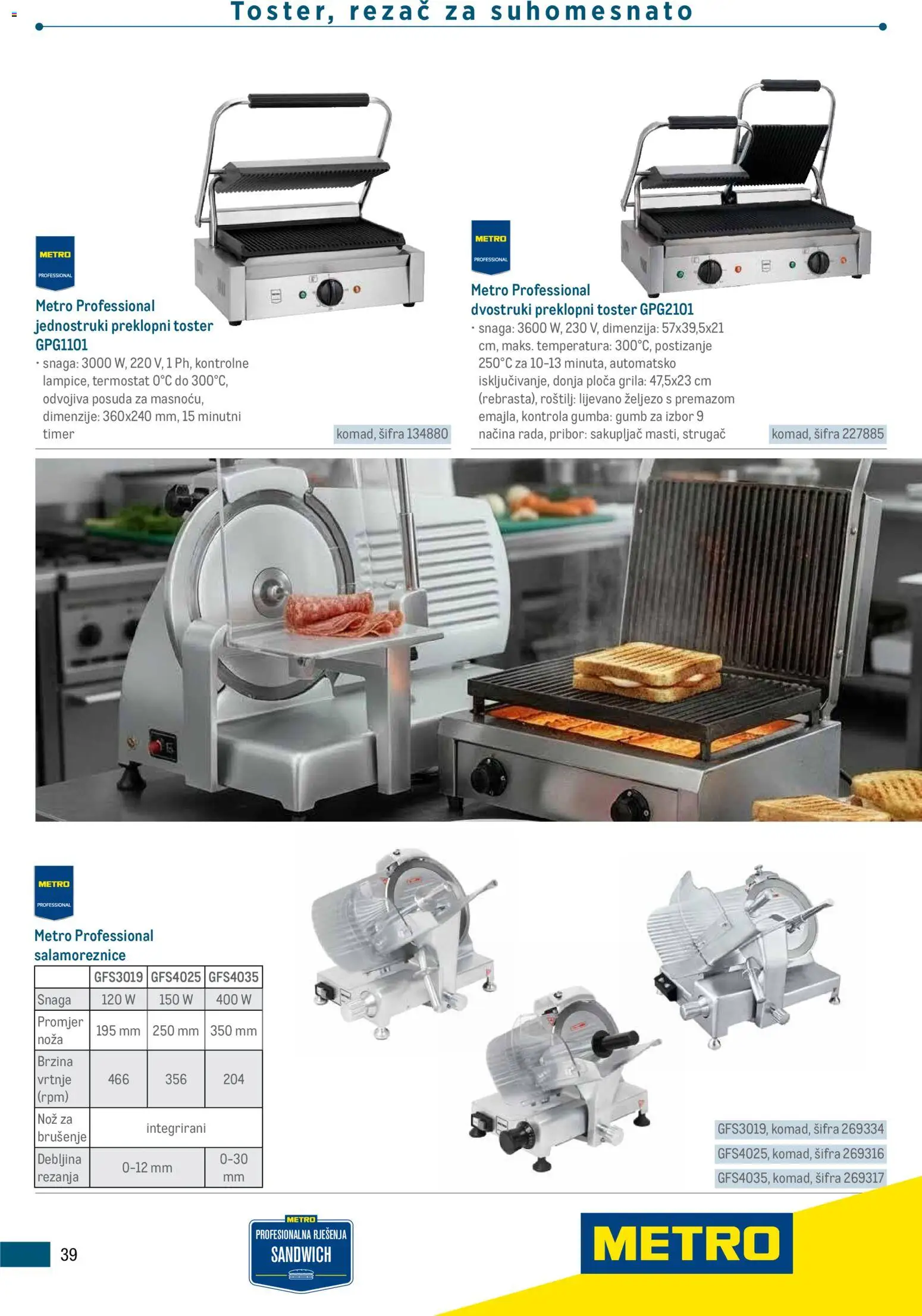 Metro katalog | vrijedi od 05.03.2026 | Stranica: 39 | Proizvodi: Toster, Nož, Termostat, Rezač