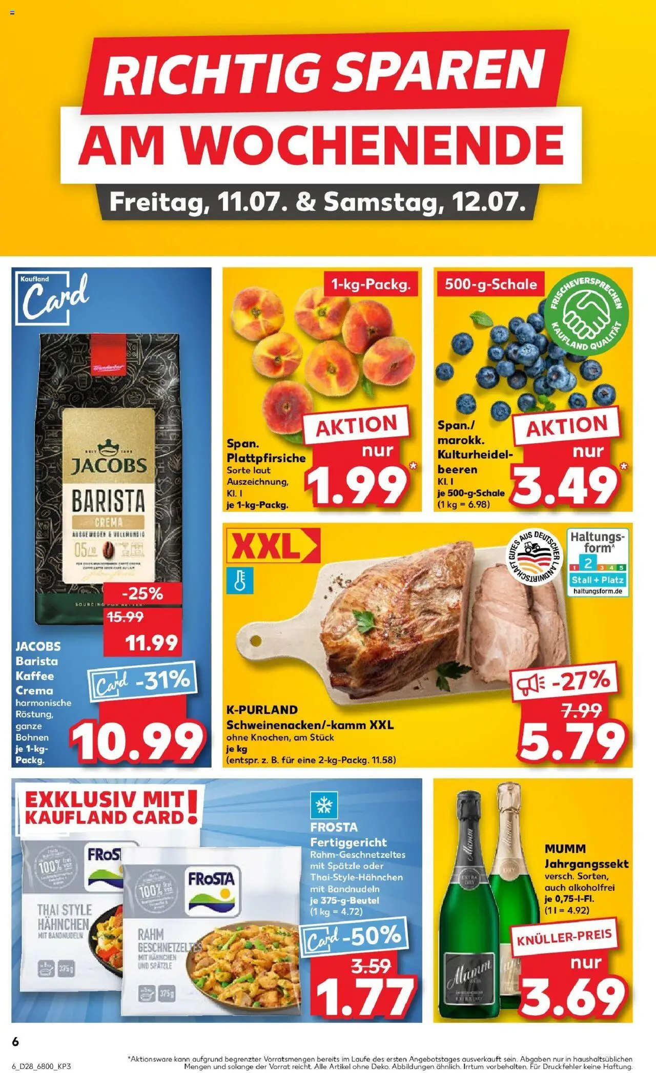 Kaufland prospekt Salzwedel	 - gültig ab dem 13.07.2025 | Seite: 21 | Produkte: Hahnchen, Kaffee, Frosta