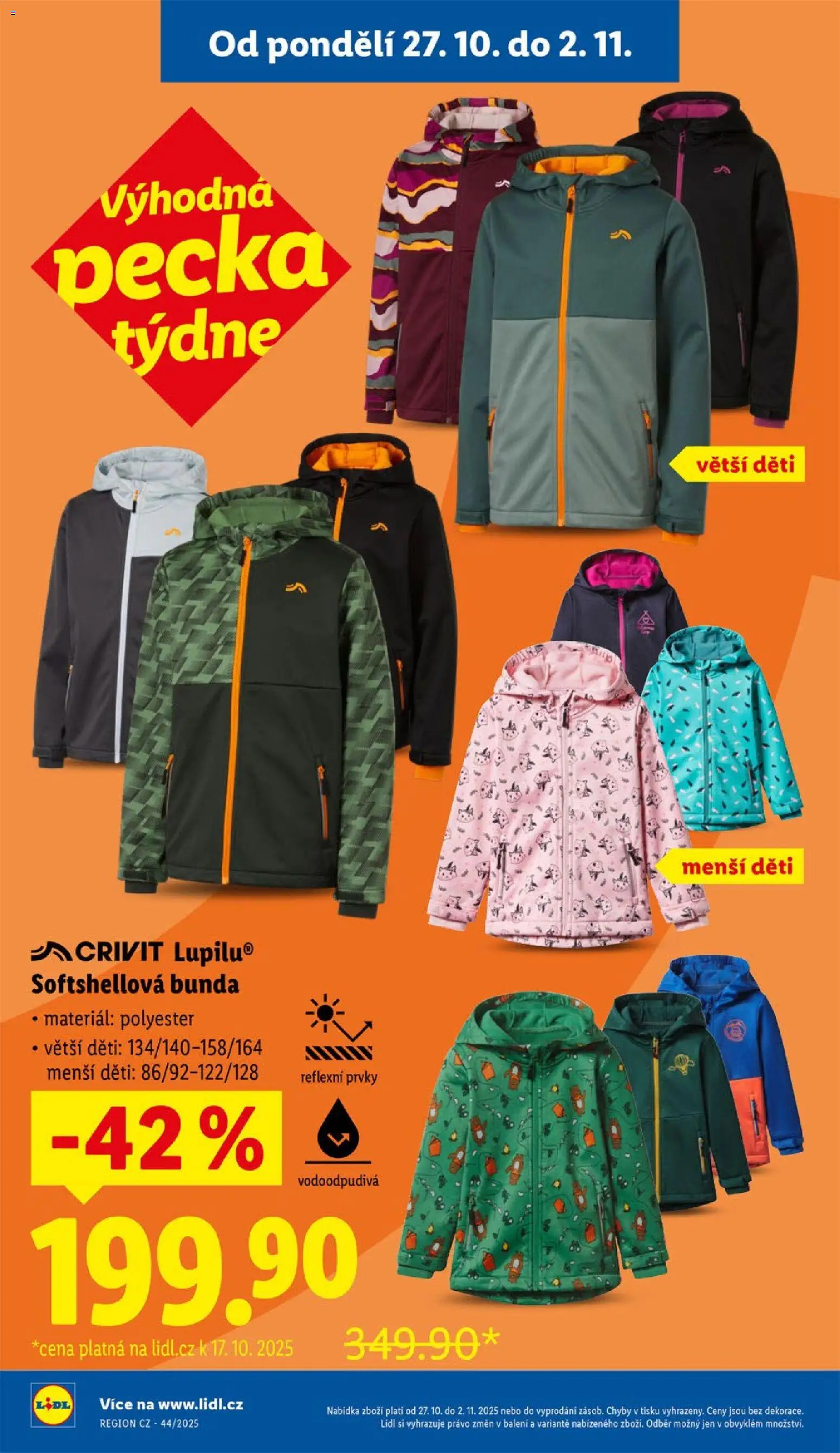 Lidl leták od 27.10.2025 | Strana: 6 | Produkty: Bunda