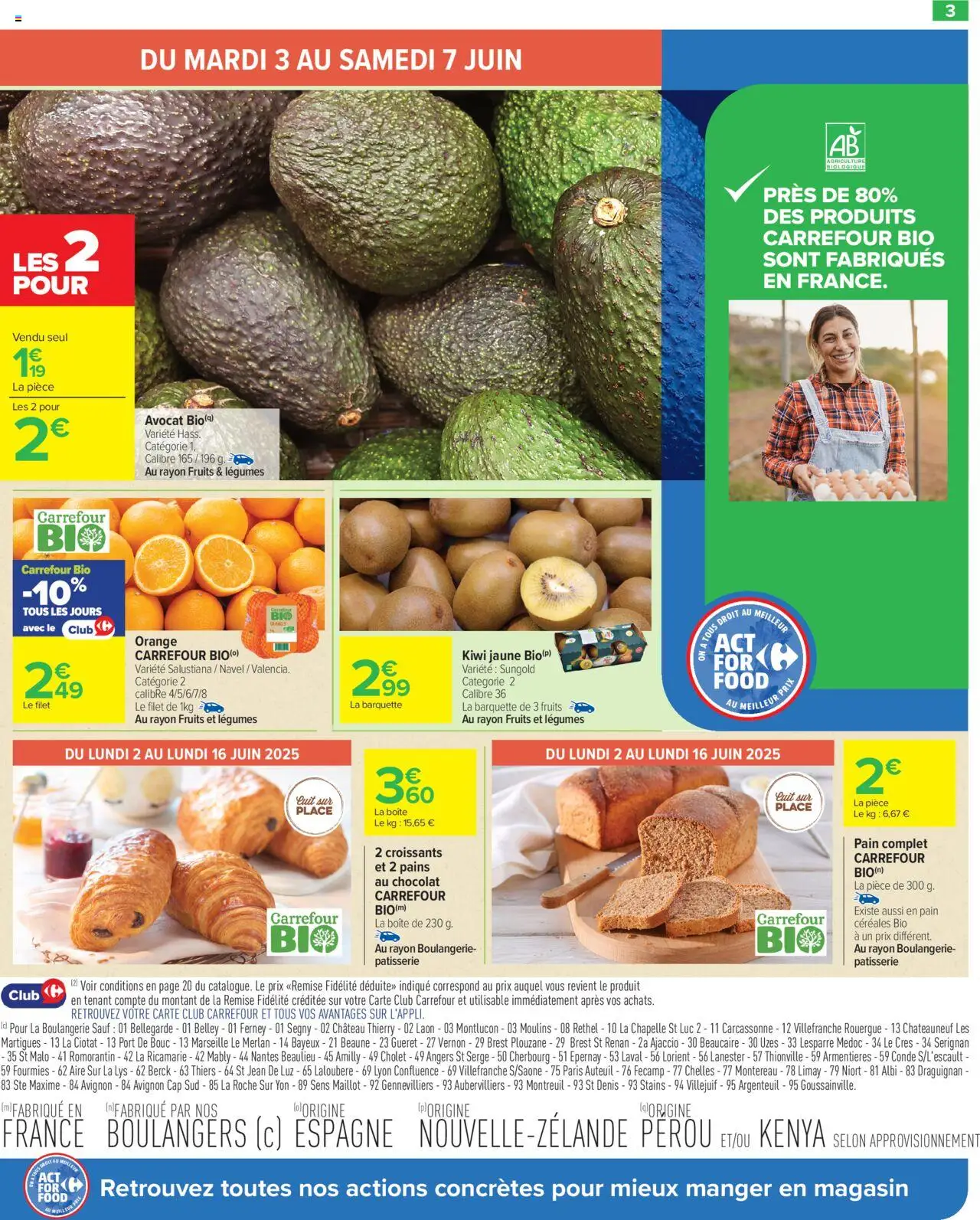  | Page: 5 | Produits: Avocat, Pain, Chocolat, Céréales