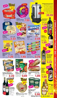 Jawoll Prospekt 	 ab 01.12.2025 gültig | Seite: 7 | Produkte: Milch, Tomaten, Toffifee, Chips