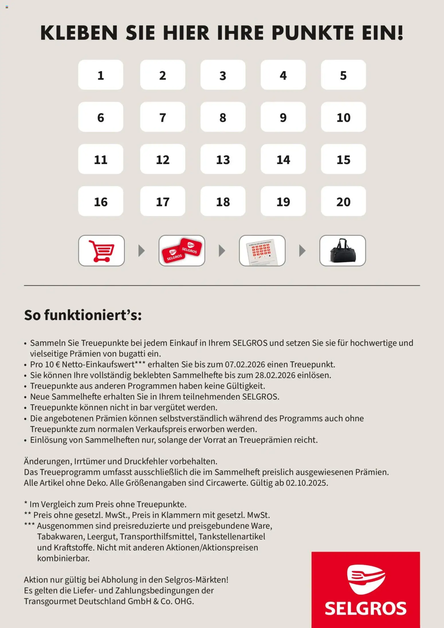 Selgros Treueaktion bugatti – gültig ab 02.10.2025 | Seite: 8