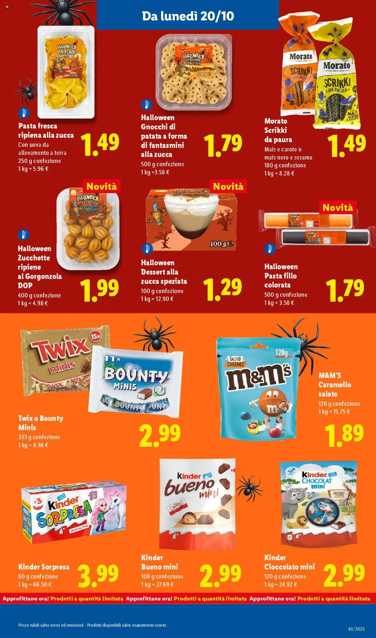 Volantino Lidl del 20.10.2025 | Pagina: 27 | Prodotti: Pasta, Mais, Gorgonzola, Terra