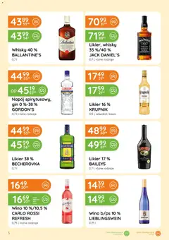 Pogląd oferty "Eurocash gazetka - Ofensywa Alkoholowa" - ważna od 16.03.2026 | Strona: 3 | Produkty: Baileys, Becherovka, Wino, Carlo Rossi