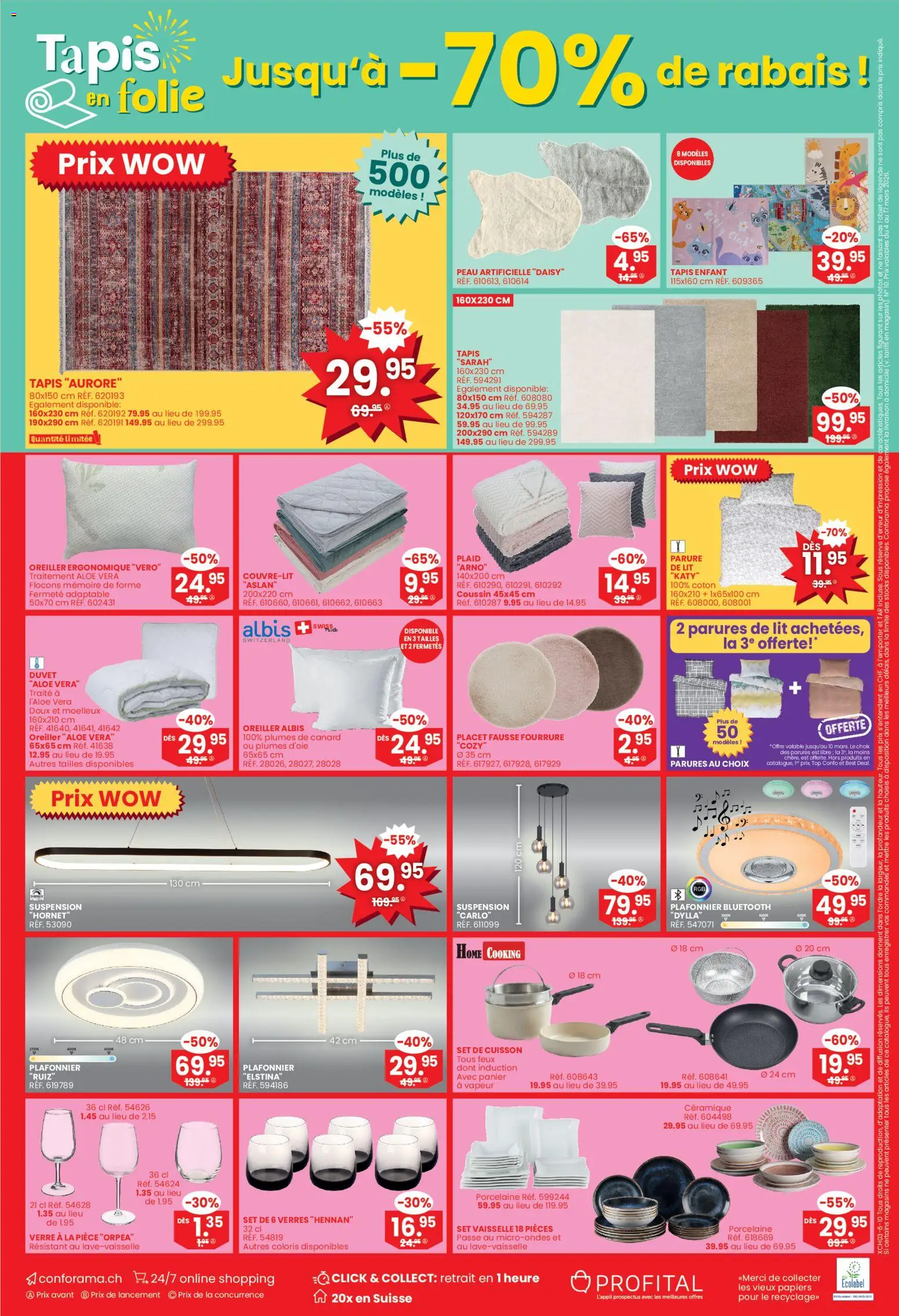 Conforama aktionen Sélection  – gültig ab 04.03.2026 | Seite: 8 | Produkte: Mars, Top