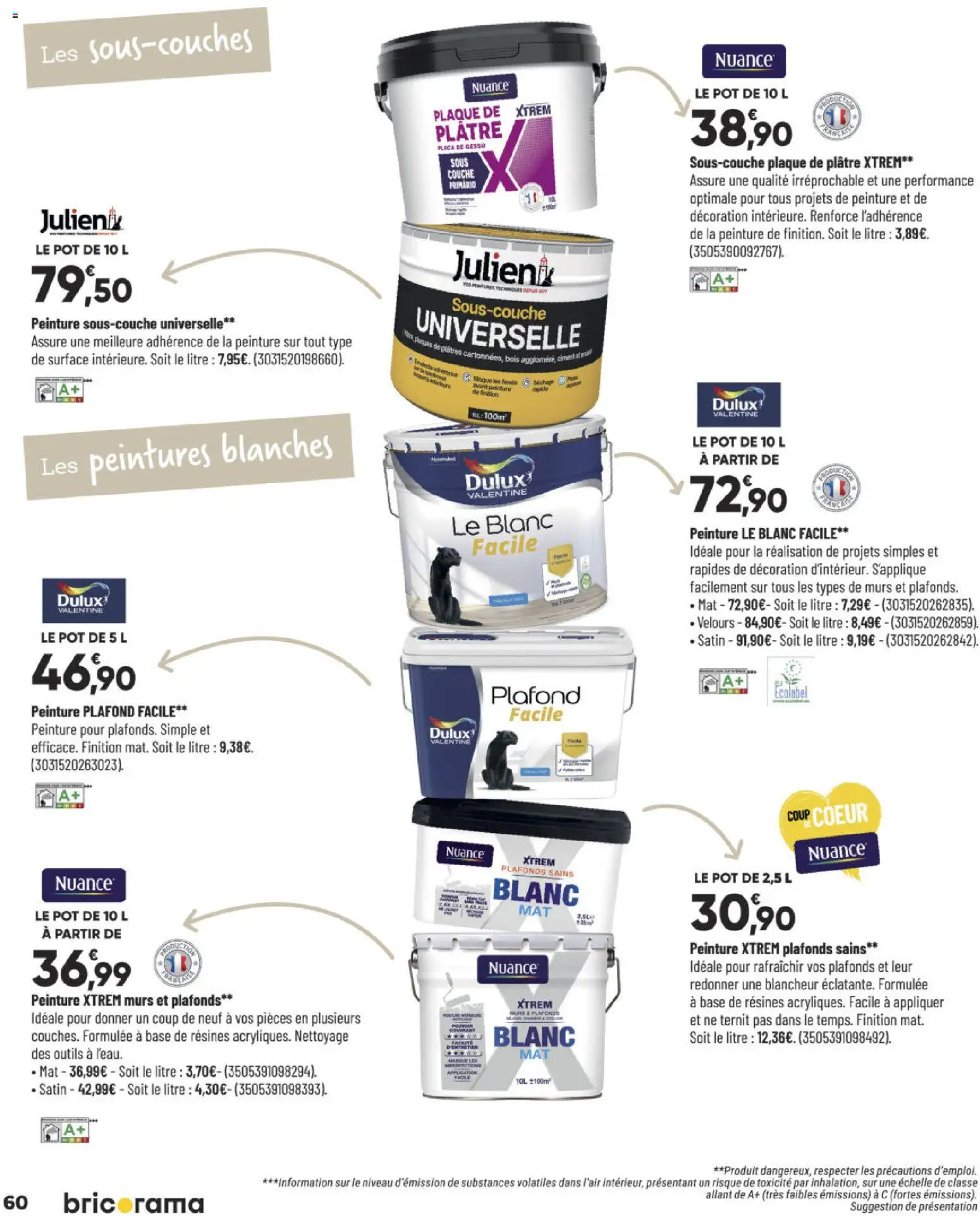 {H1} | Page: 60 | Produits: Base, Plâtre