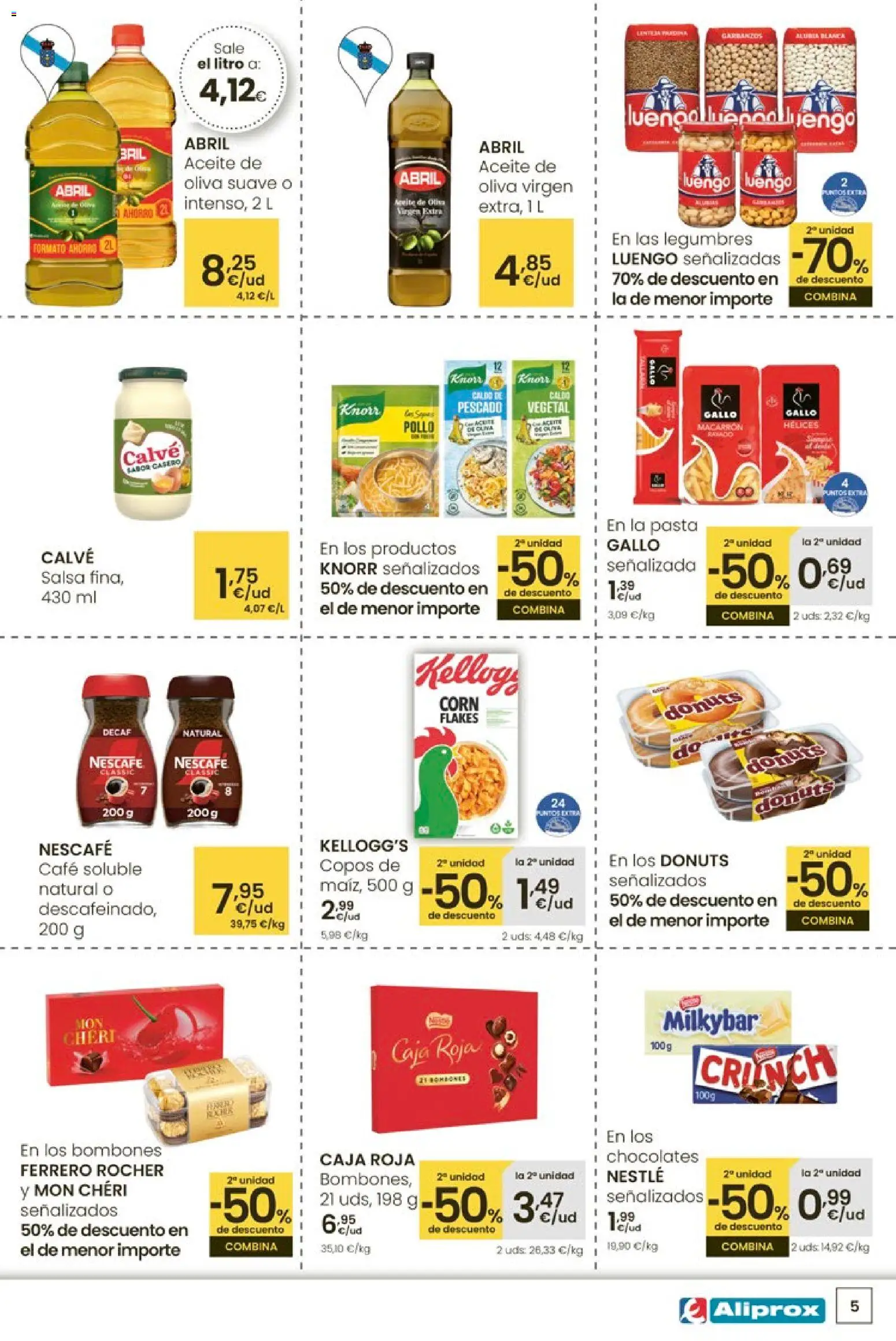 Eroski - Carnaval del ahorro │ válido desde el 29.01.2026 | Página: 5 | Productos: Café, Pescado, Μηχανή καφέ, Caja