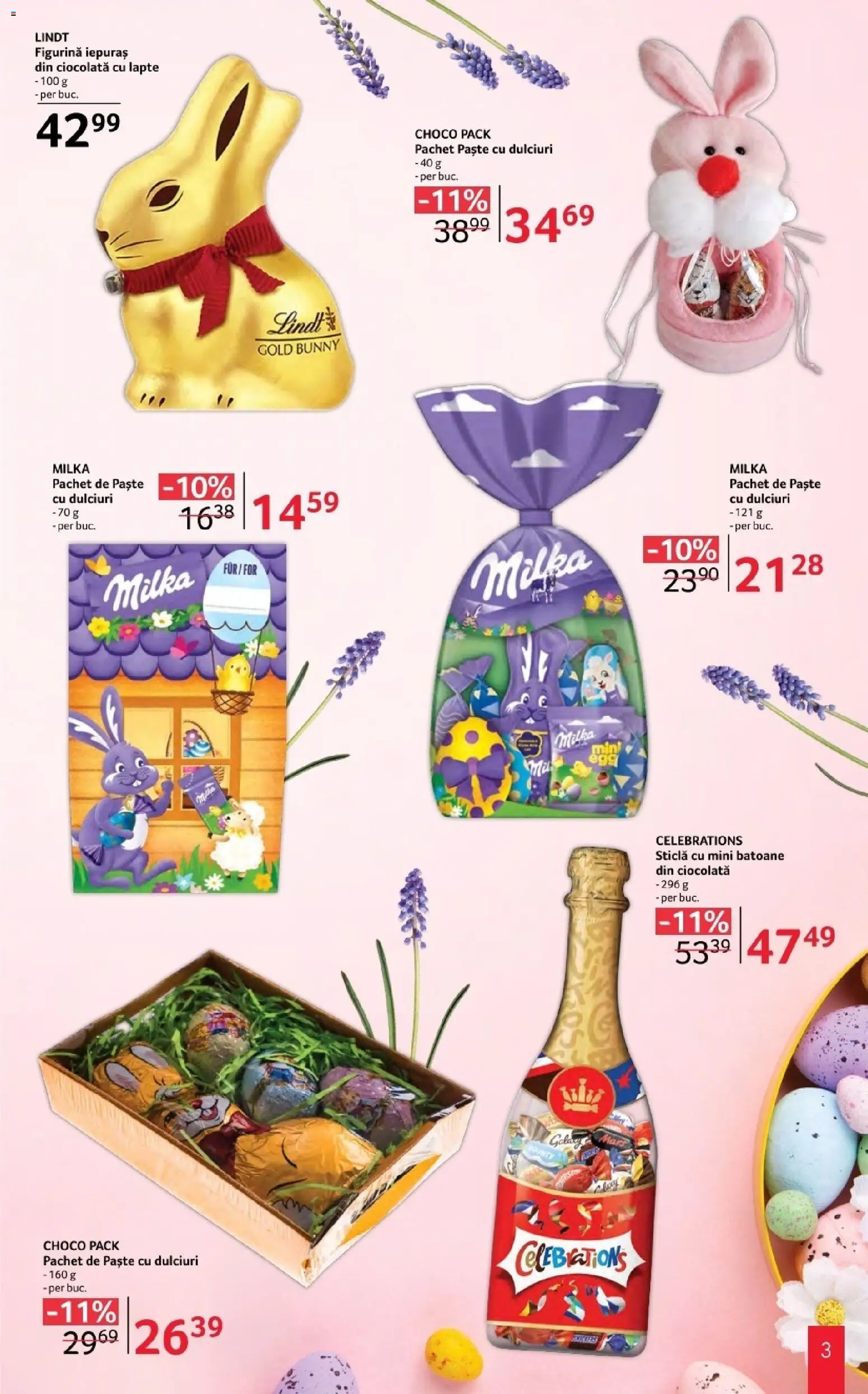 Noul catalog Selgros – valabil de la 20.03.2026 | Pagină: 3 | Produse: Lapte, Ciocolată, Paste