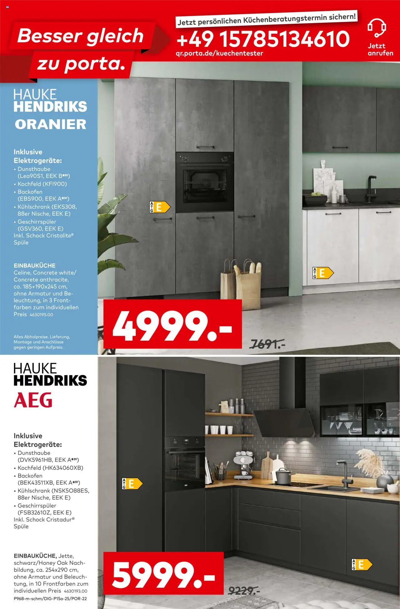 Porta! - Küchentester gesucht - gültig ab dem 04.08.2025 | Seite: 6 | Produkte: Geschirrspüler, Kühlschrank, Armatur, Backofen