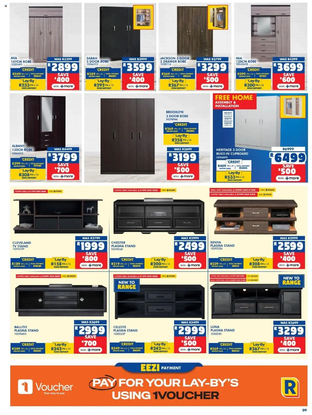 New Russells catalogue – valid from 18.09.2025 | Page: 9 | Products: TV, Coffee table, Wall unit, Coffee