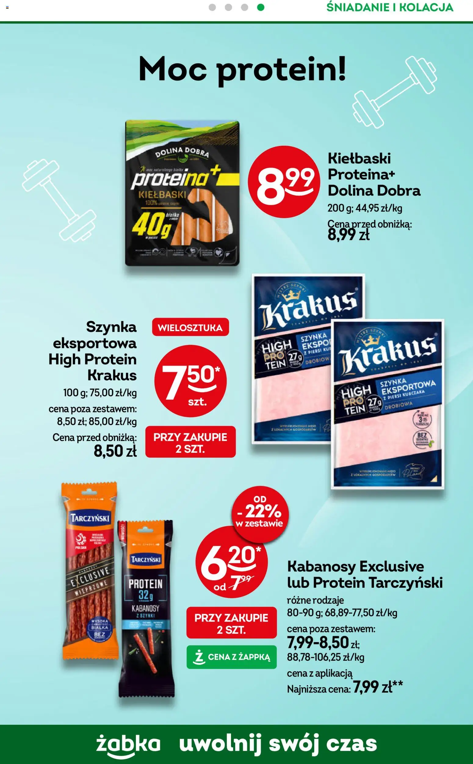 Żabka Gazetka - Codzienne produkty od 14.01.2026 | Strona: 13 | Produkty: Piersi, Kabanosy, Kiełbaski, Szynka