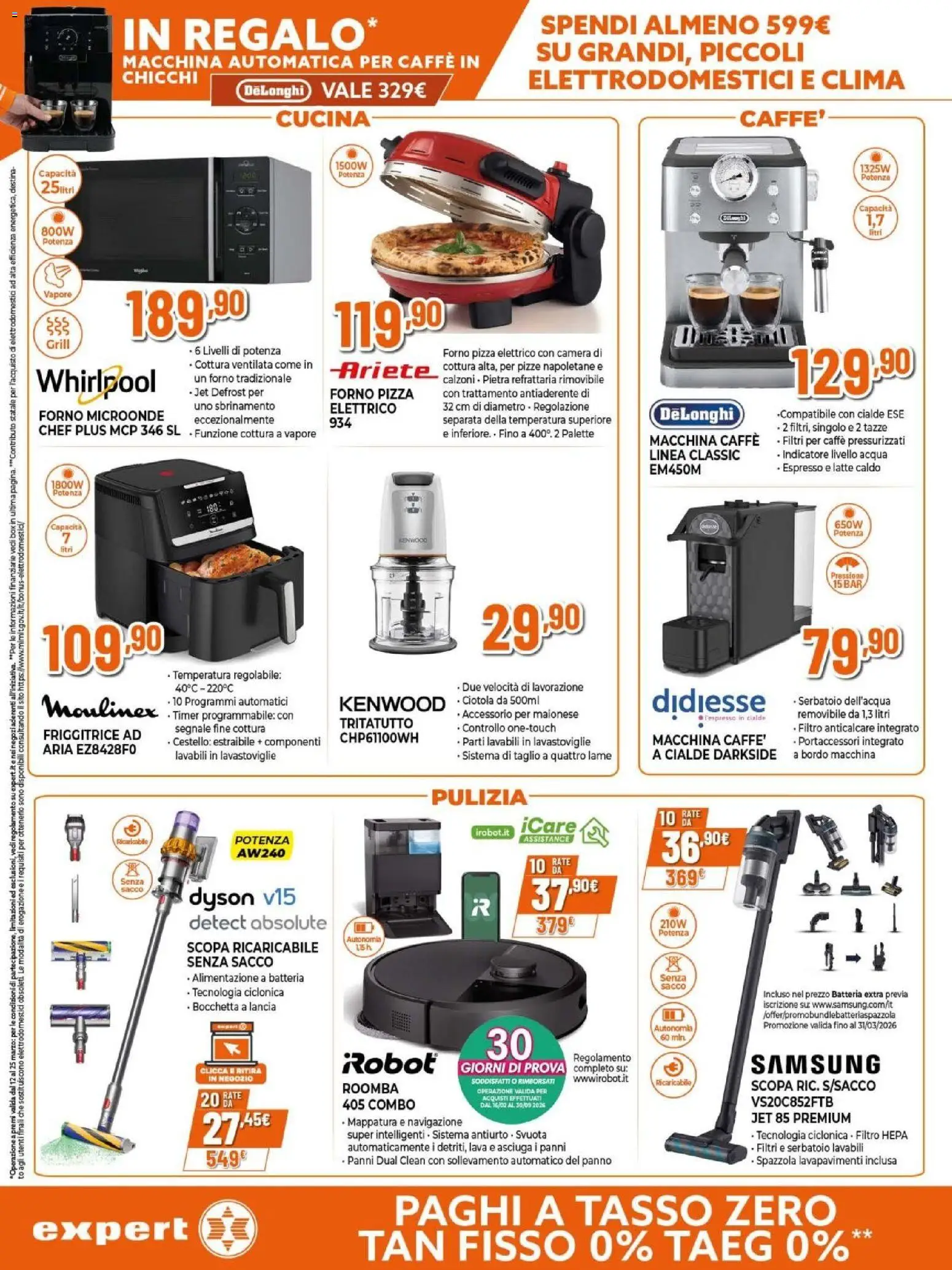 Volantino Expert del 12.03.2026 | Pagina: 13 | Prodotti: Caffè, Acqua, Latte, Scopa