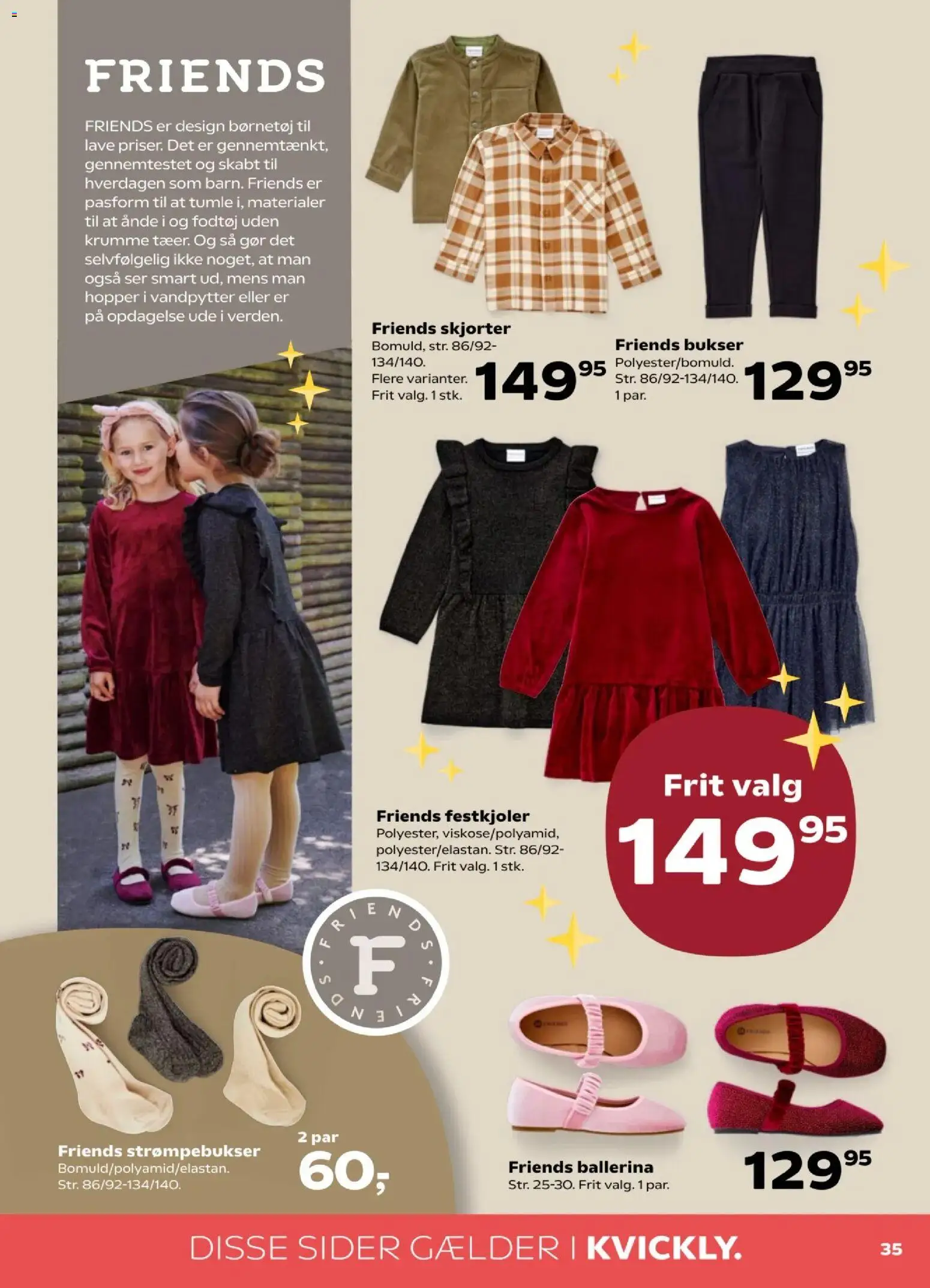 Kvickly tilbudsavis – gyldig fra 14.11.2025 | Side: 41 | Produkter: Bukser, Strømpebukser, Søm