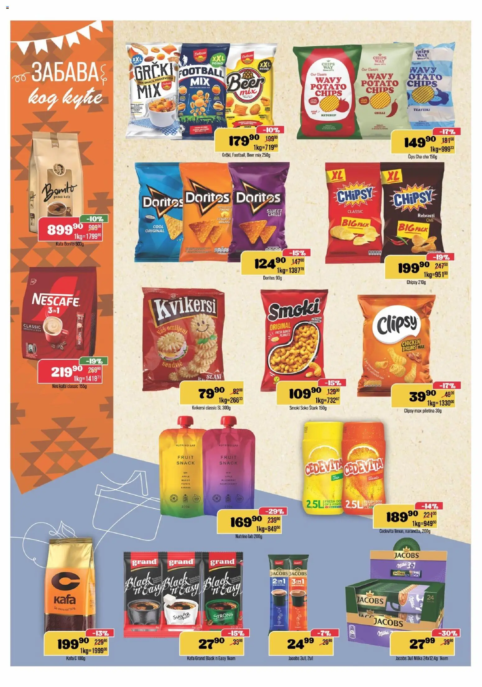 Europrom katalog - važi od 19.11.2025 | Strana: 8 | Proizvode: Milka, Mango, Cedevita, Nescafé