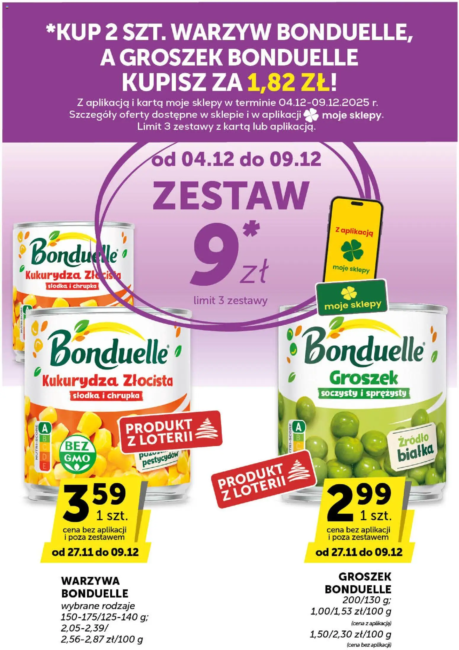 Groszek Gazetka - Market od 27.11.2025 | Strona: 22 | Produkty: Karta, Groszek, Kukurydza, Warzywa