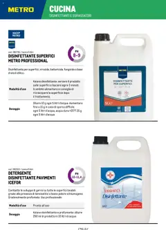 Anteprima del volantino Metro Detergenza Professionale catalogo valido a partire dal 11.09.2025 | Pagina: 21 | Prodotti: Detergente, Acqua, Tanica