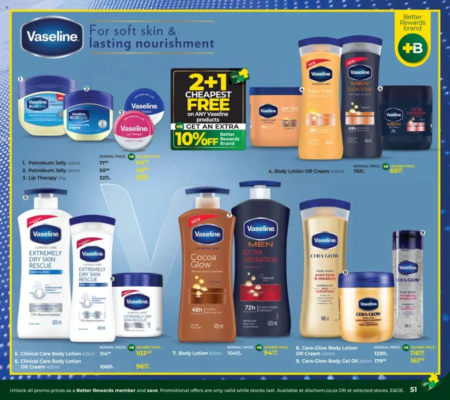 New Dis-Chem catalogue – valid from 19.02.2026 | Page: 51 | Products: Oil, Fragrance, Cream, Lip therapy