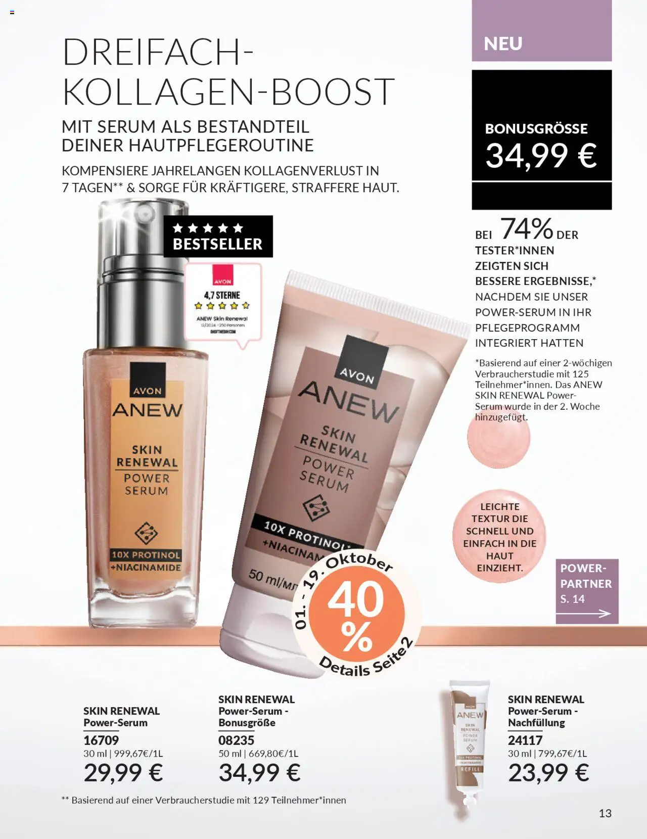 AVON Katalog Oktober 2025 – gültig ab 01.10.2025 | Seite: 15 | Produkte: Serum