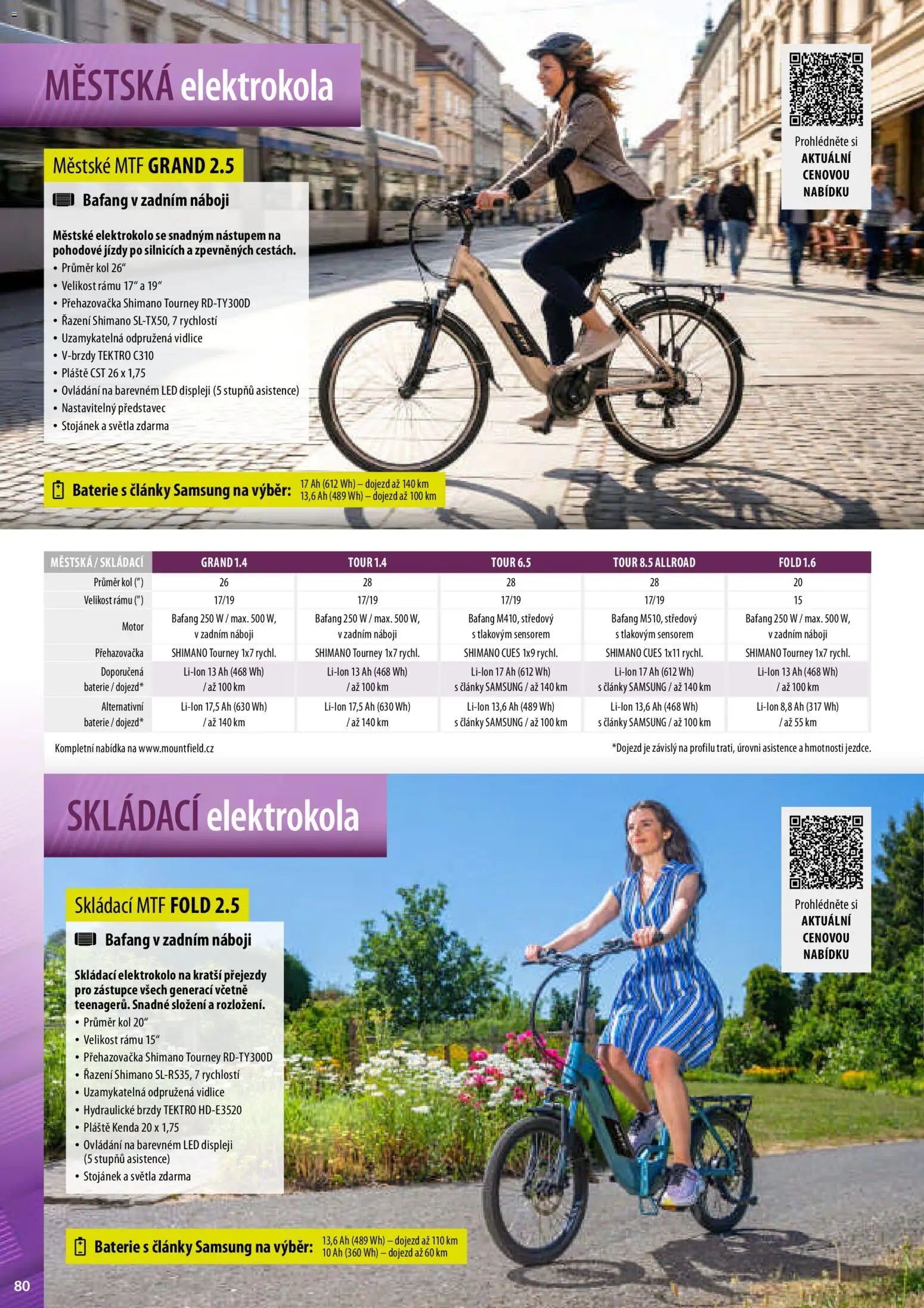 Mountfield katalog od 02.04.2026 | Strana: 80 | Produkty: Samsung, Elektrokolo, Baterie, LED