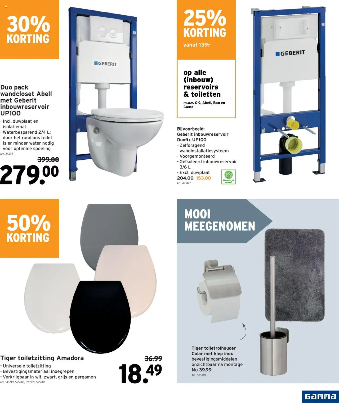  | Pagina: 23 | Producten: Toilet