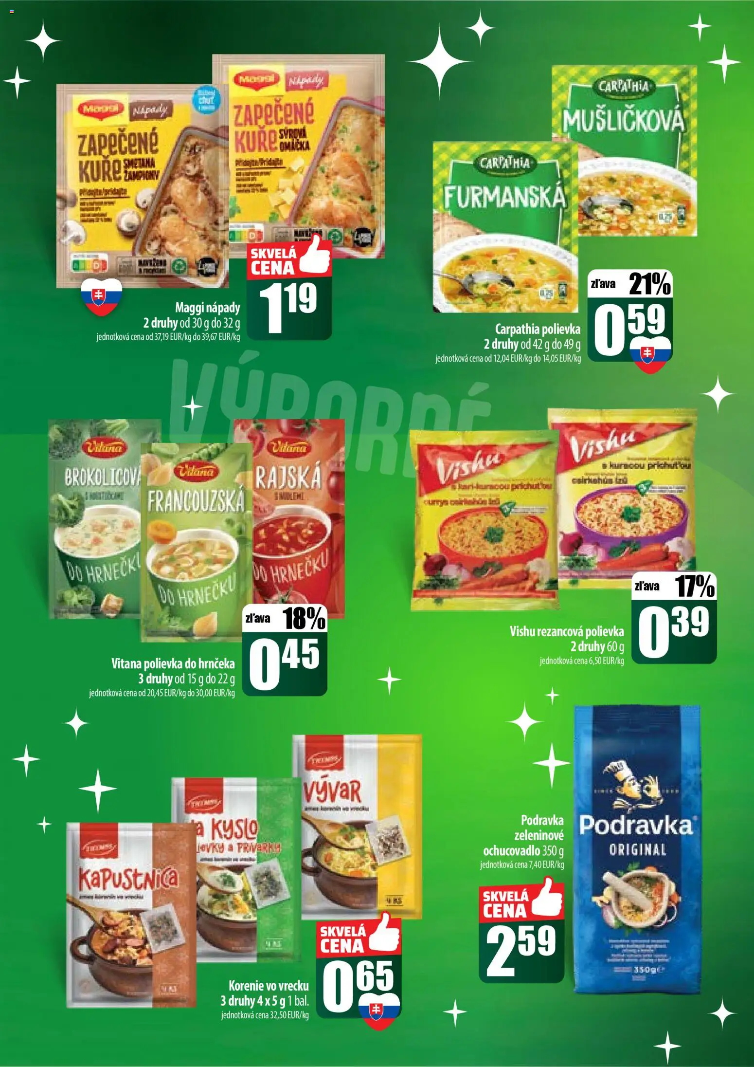 Nové COOP Jednota akcie – leták je platný od 11.12.2025 | Strana: 32 | Produkty: Korenie