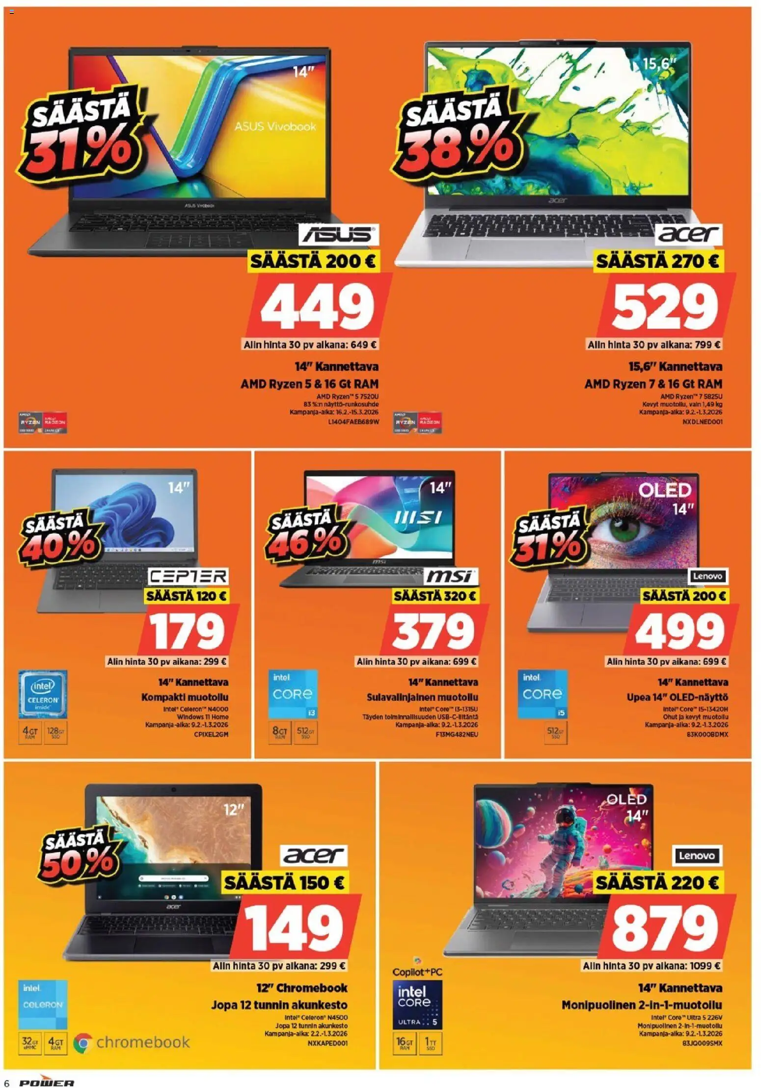 Power - POWER HINTAAN Viikon mainoslehti – voimassa 12.02.2026 alkaen | Sivu: 6