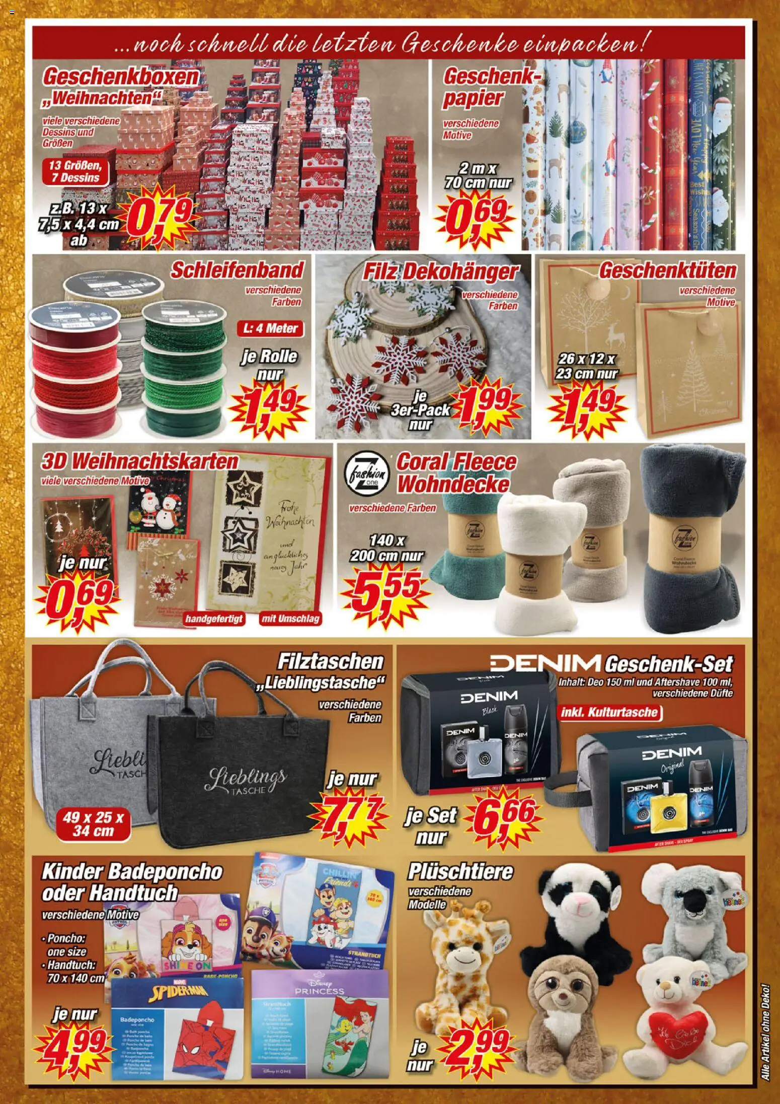 Posten Börse Prospekt 	 – gültig ab 13.12.2025 | Seite: 3 | Produkte: Tasche, Poncho, Coral, Strandtuch