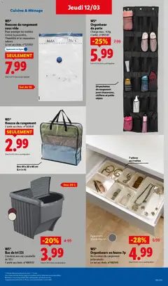 LIDL - Prévisualisation de W5® Organiseur de porte, Charge max.: 6 kg L'unité. n°492147 valide à partir de 12.03.2026 | Page: 33