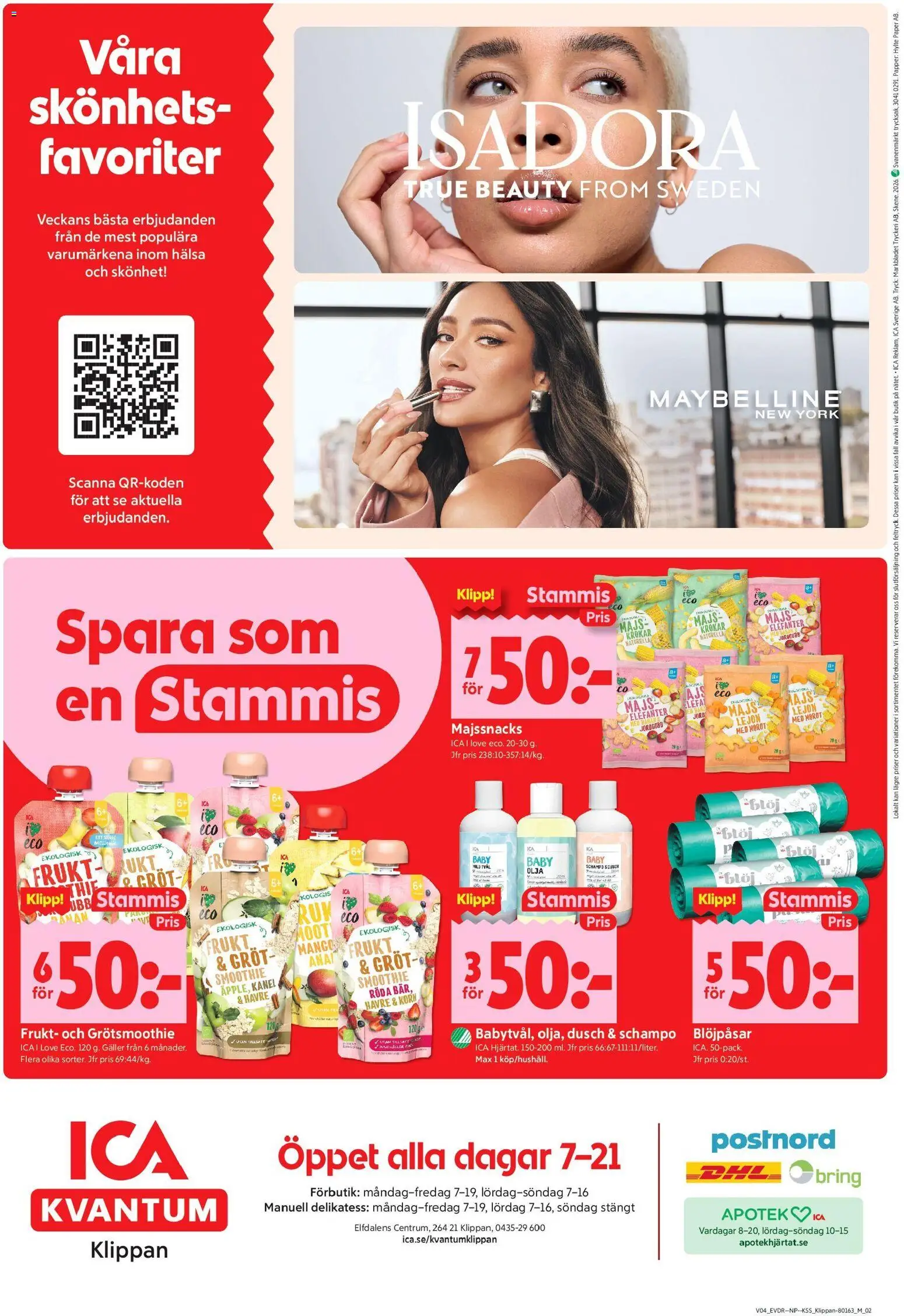 ICA Kvantum reklamblad aktuell från 19.01.2026 | Sida: 12 | Produkter: Schampo, Galler, Kanel, Mango