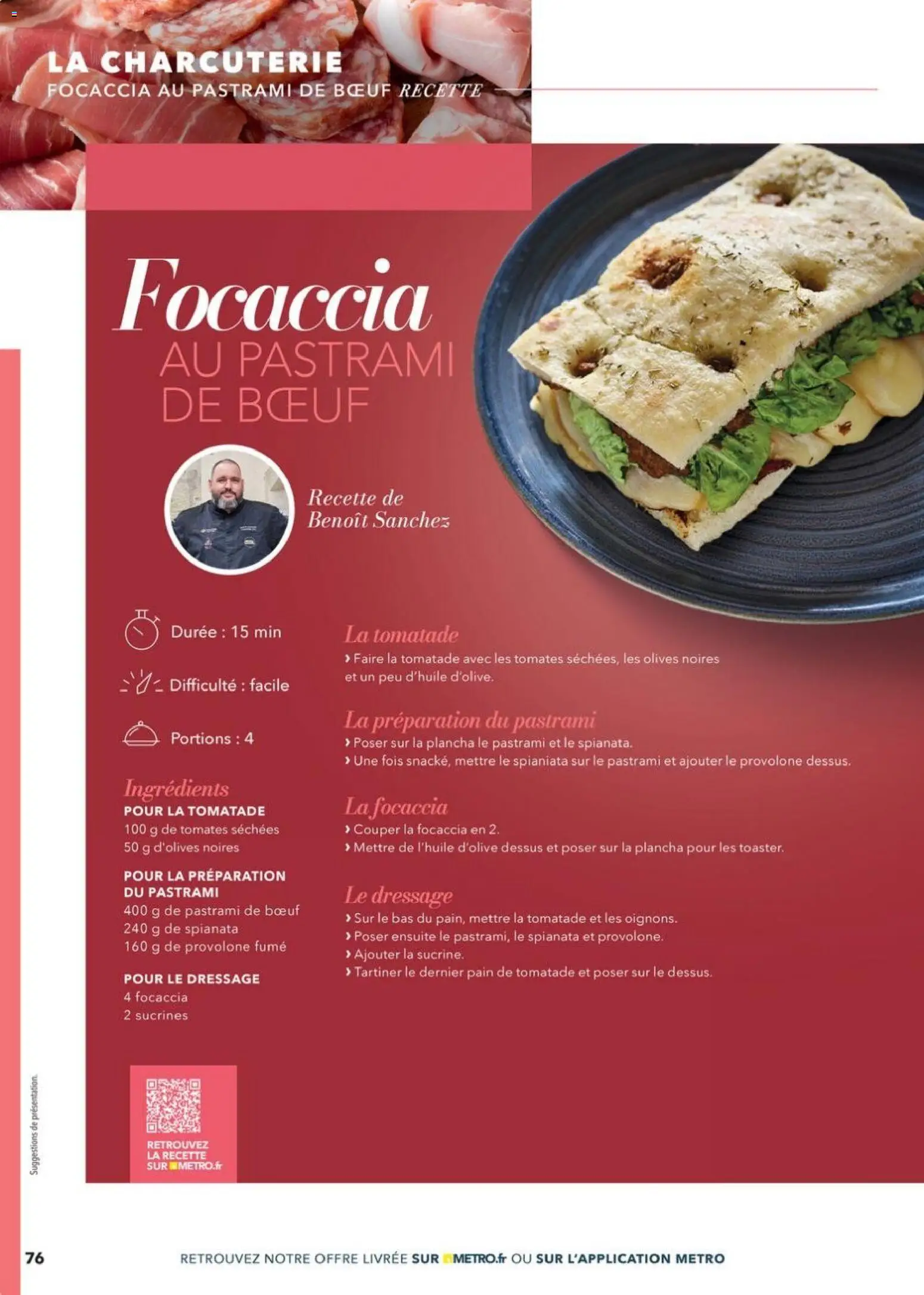 {H1} | Page: 76 | Produits: Olives, Tomates séchées, Tomates, Provolone