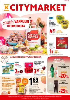 K-Citymarket-mainoslehti voimassa 27.04.2026 alkaen