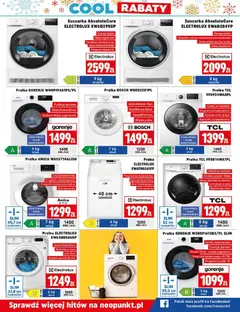 Pogląd oferty "Neopunkt Gazetka" - ważna od 19.01.2026 | Strona: 5 | Produkty: Pościel, Pralka, Suszarka
