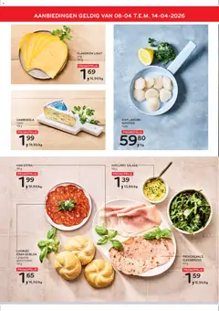 Alvo folder - Voorbeeld van een folder van Alvo, geldig van 08.04.2026 | Pagina: 2 | Producten: Ham, Salade, Chorizo