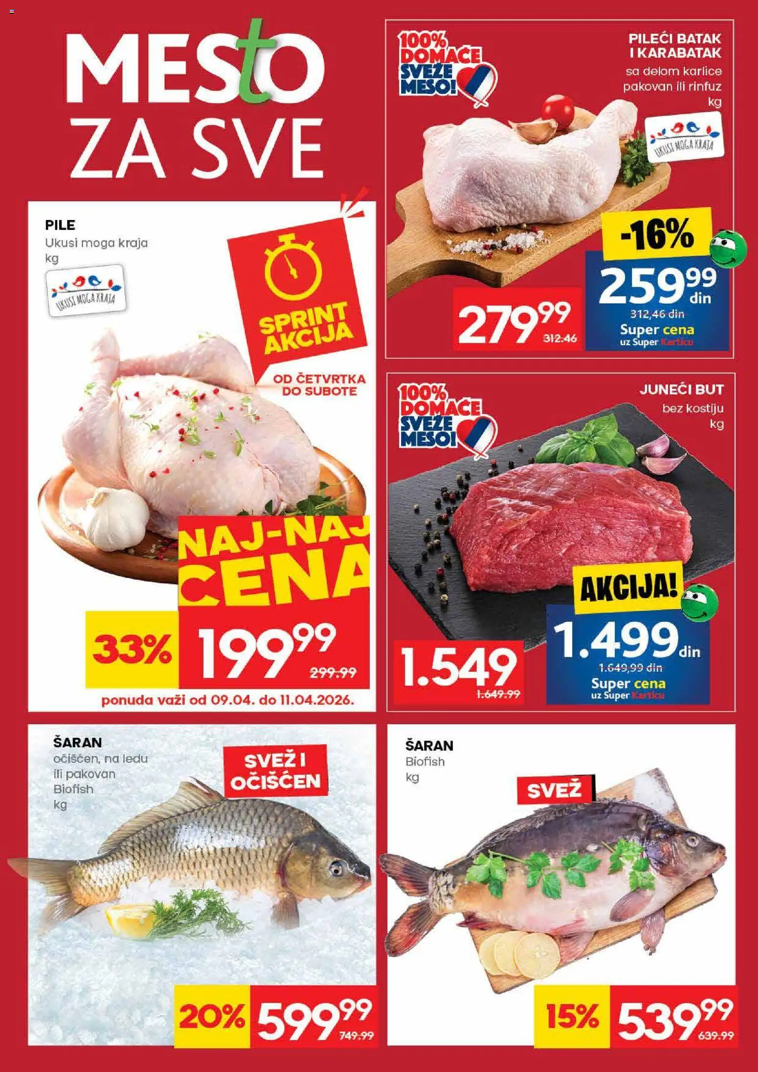 Roda katalog - važi od 09.04.2026 | Strana: 6 | Proizvode: Juneći but, Pile, Pileći batak