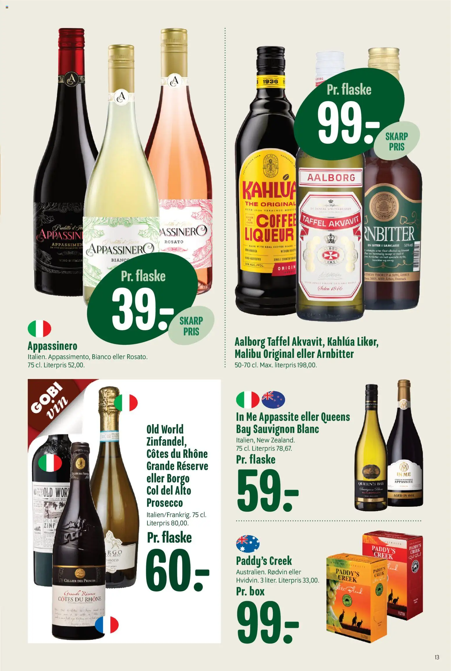 Min Købmand tilbudsavis – gyldig fra 31.10.2025 | Side: 13 | Produkter: Øl