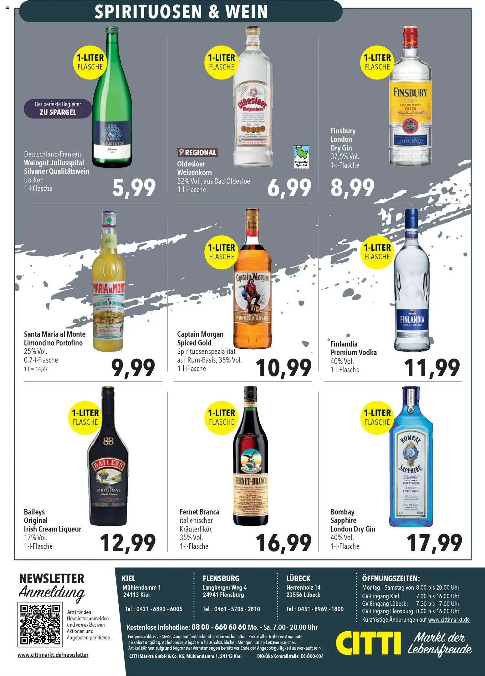 CITTI Markt Aktuelle Angebote für Profis – gültig ab 22.04.2026 | Seite: 8 | Produkte: Bad, Baileys, Wein, Fernet branca