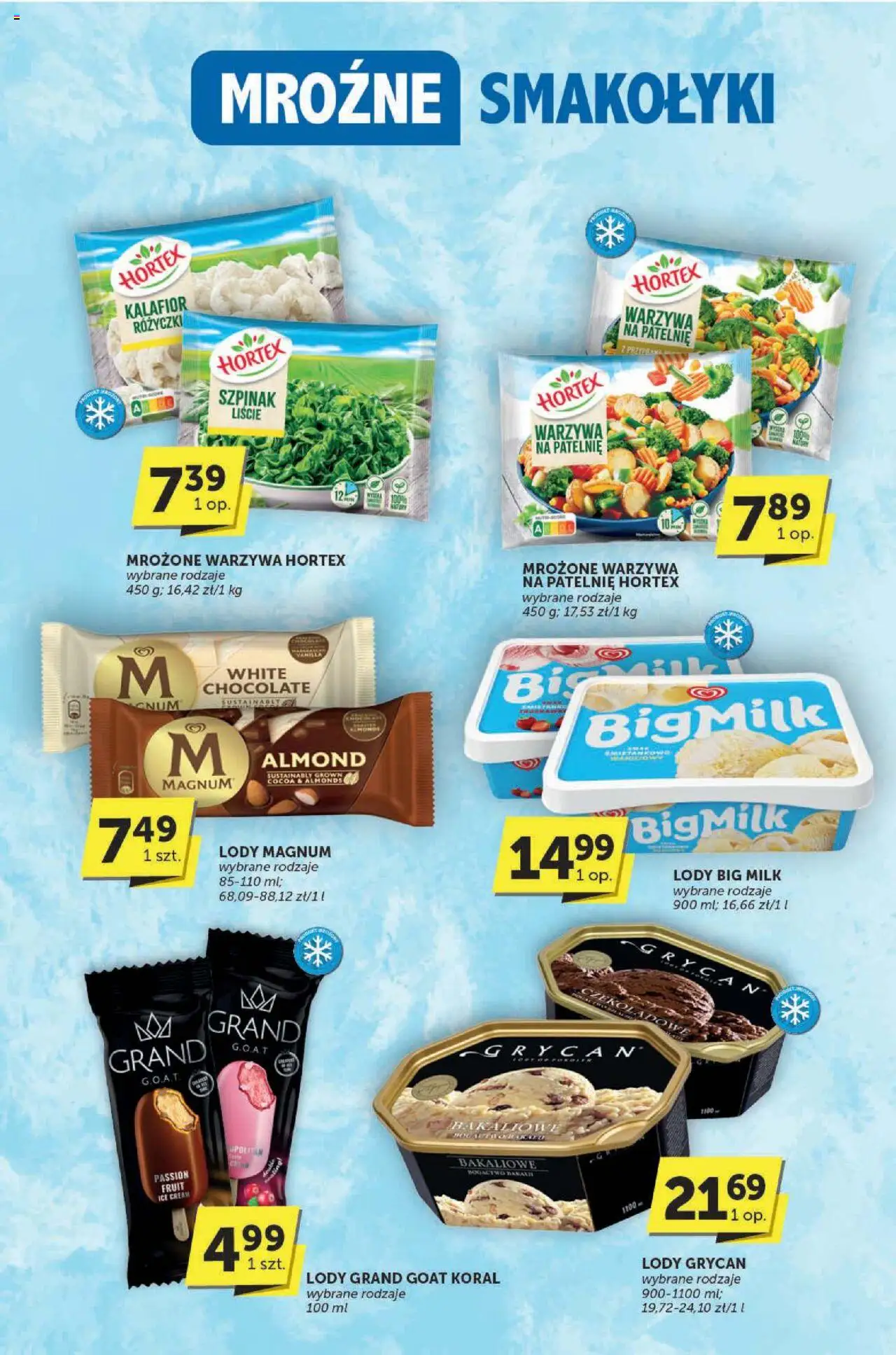 Euro Sklep Gazetka - Katalog od 04.09.2025 | Strona: 8 | Produkty: Kalafior, Gra, Warzywa na patelnie, Lody