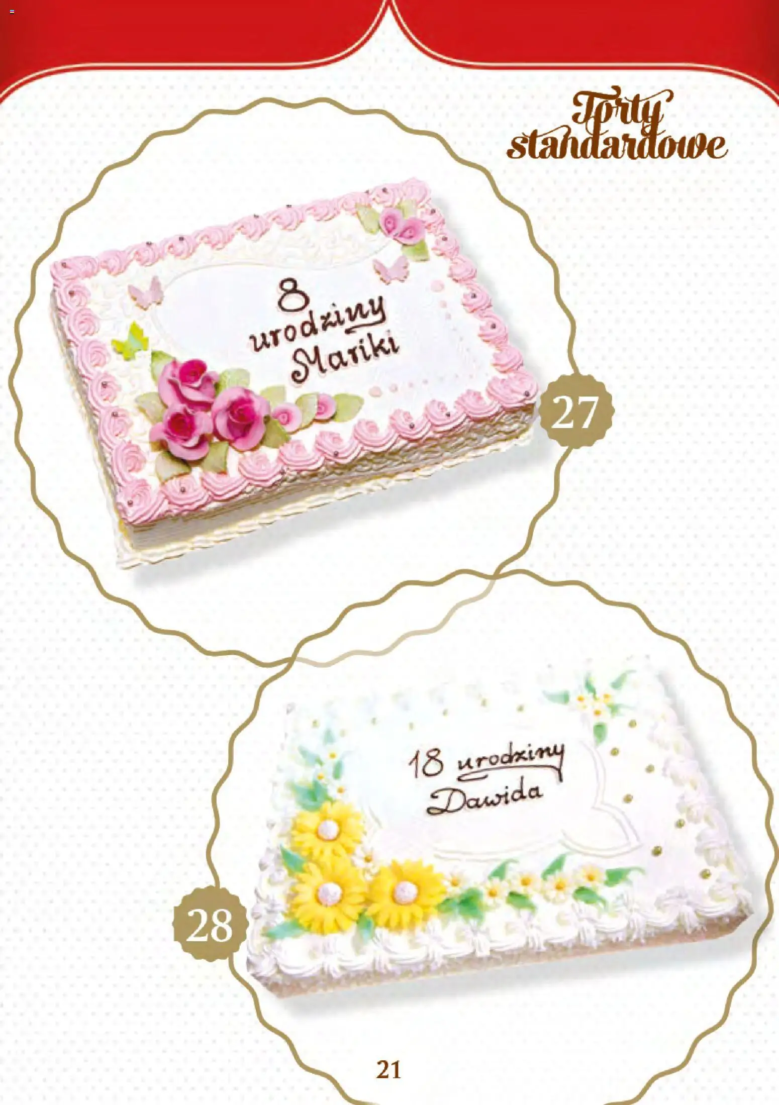 Topaz gazetka - Torty od 27.04.2026 | Strona: 21