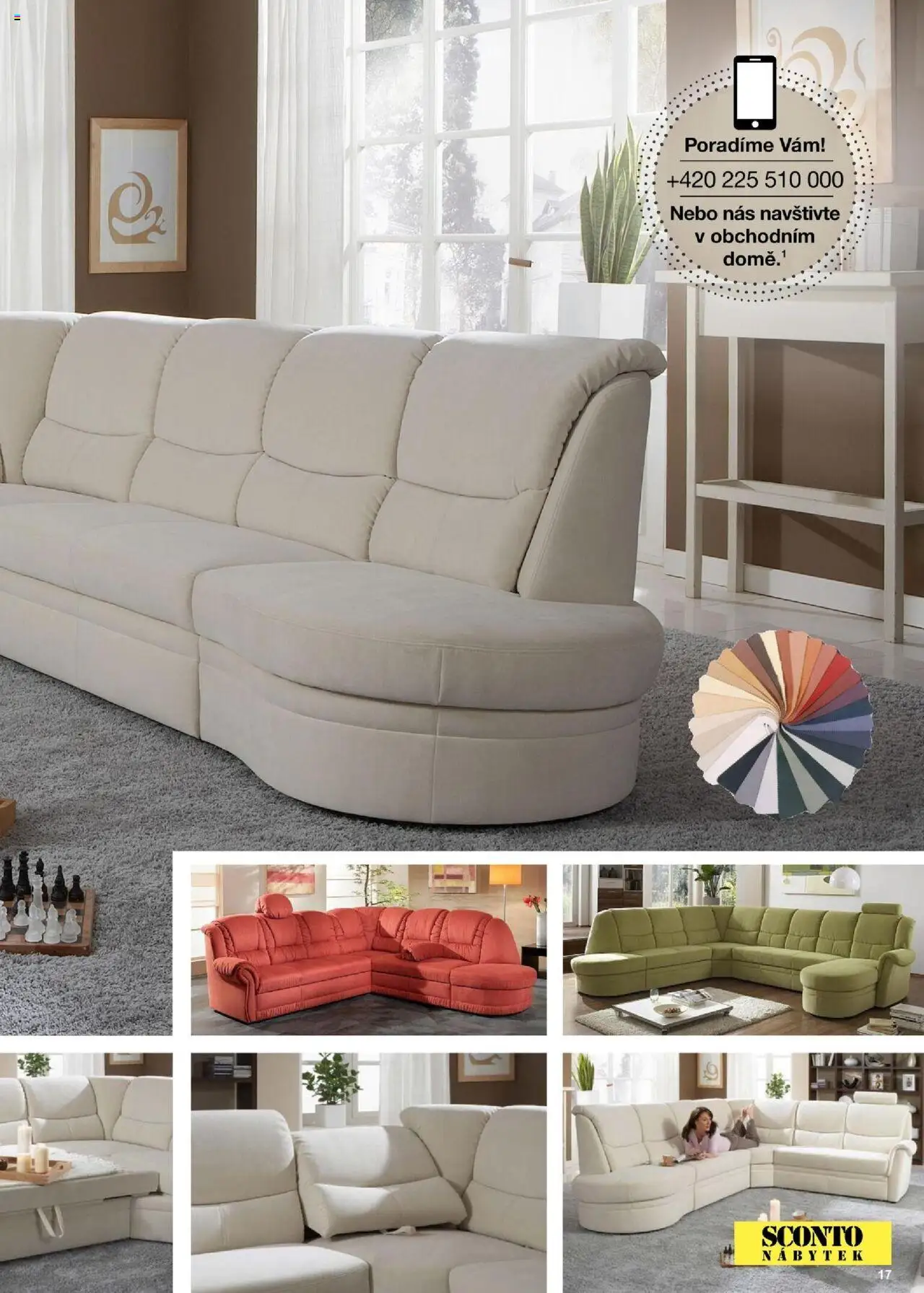 Sconto nábytek katalog - Sedací soupravy od 01.01.2025 | Strana: 17 | Produkty: Nábytek