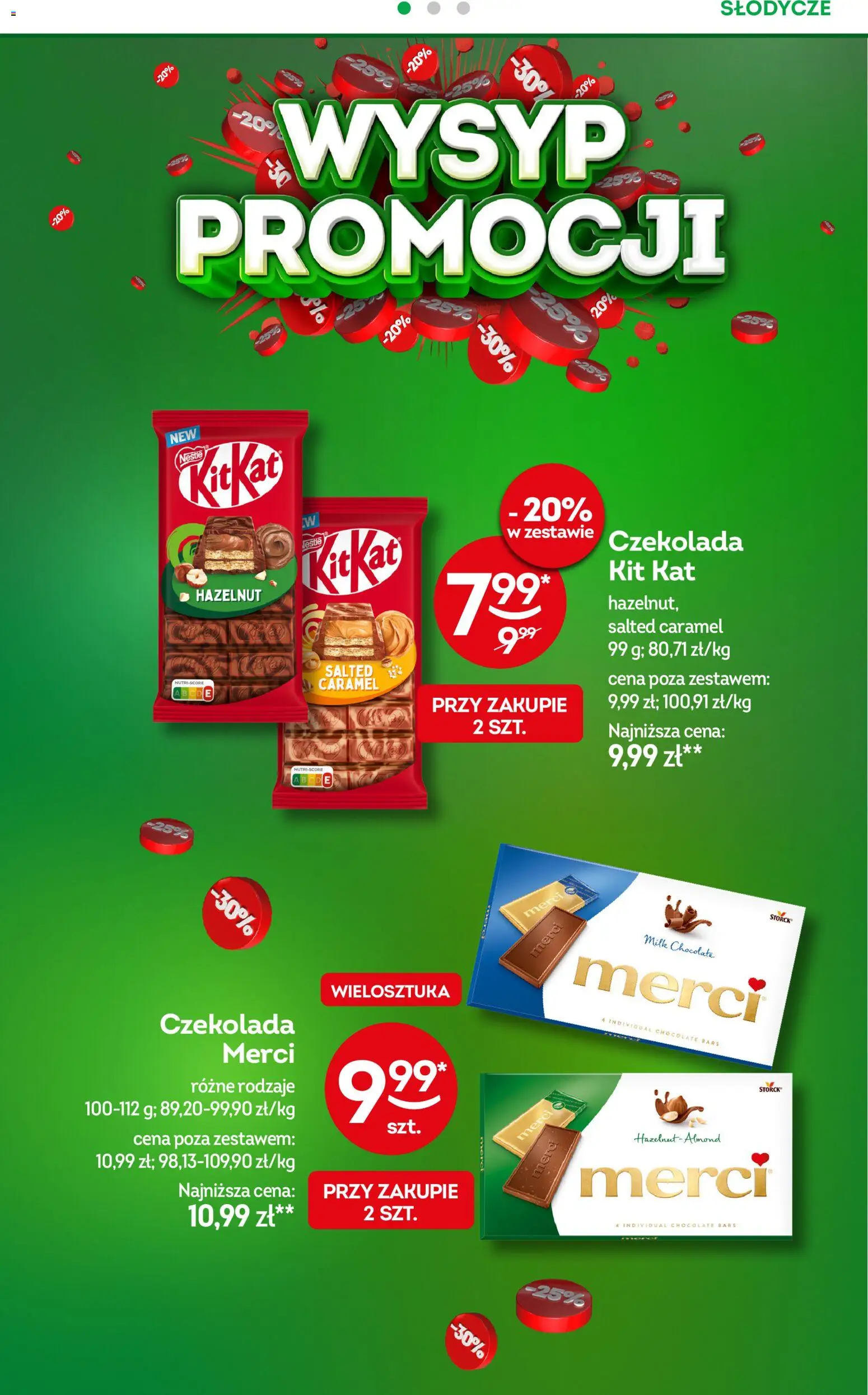 Żabka Gazetka od 05.11.2025 | Strona: 18 | Produkty: Słodycze, Merci, Czekolada